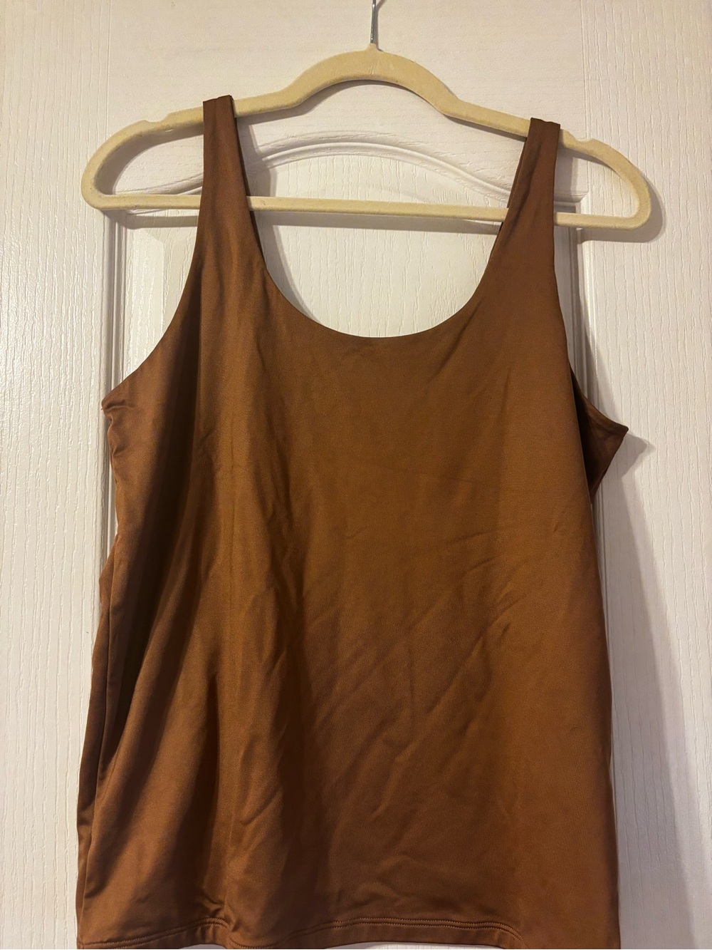 Abercrombie & Fitch Brown Scoop Neck Tank Top